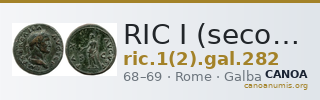 RIC I (second edition) Galba 282 — CANOA
