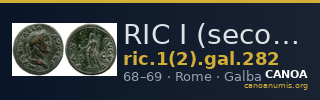 RIC I (second edition) Galba 282 — CANOA
