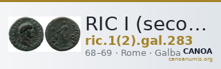 RIC I (second edition) Galba 283 — CANOA