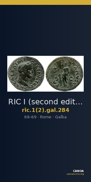 RIC I (second edition) Galba 284 — CANOA
