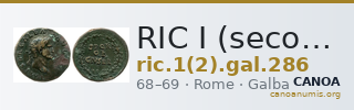 RIC I (second edition) Galba 286 — CANOA