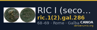 RIC I (second edition) Galba 286 — CANOA