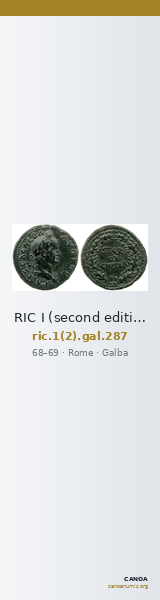 RIC I (second edition) Galba 287 — CANOA