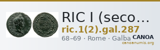 RIC I (second edition) Galba 287 — CANOA