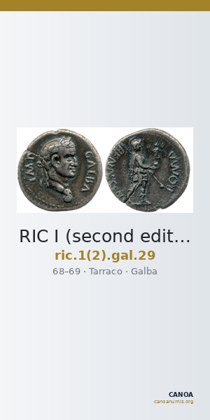 RIC I (second edition) Galba 29 — CANOA
