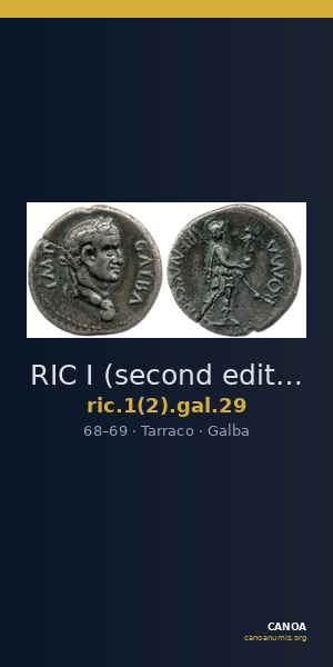 RIC I (second edition) Galba 29 — CANOA