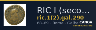 RIC I (second edition) Galba 290 — CANOA