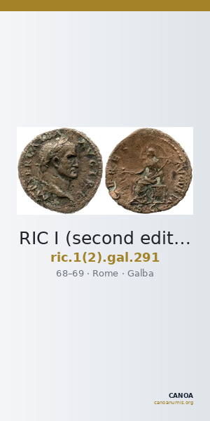 RIC I (second edition) Galba 291 — CANOA