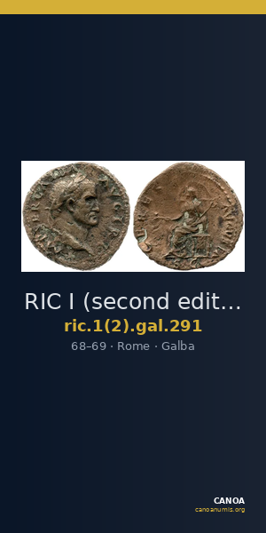 RIC I (second edition) Galba 291 — CANOA