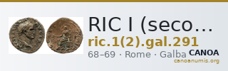RIC I (second edition) Galba 291 — CANOA
