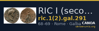 RIC I (second edition) Galba 291 — CANOA
