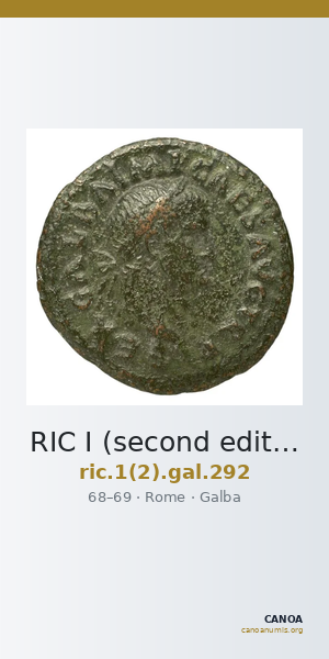 RIC I (second edition) Galba 292 — CANOA