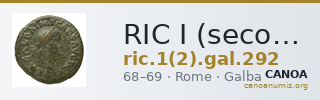 RIC I (second edition) Galba 292 — CANOA
