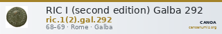 RIC I (second edition) Galba 292 — CANOA