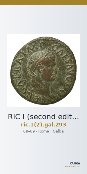 RIC I (second edition) Galba 293 — CANOA