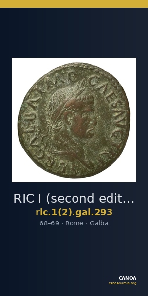 RIC I (second edition) Galba 293 — CANOA