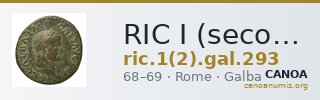 RIC I (second edition) Galba 293 — CANOA