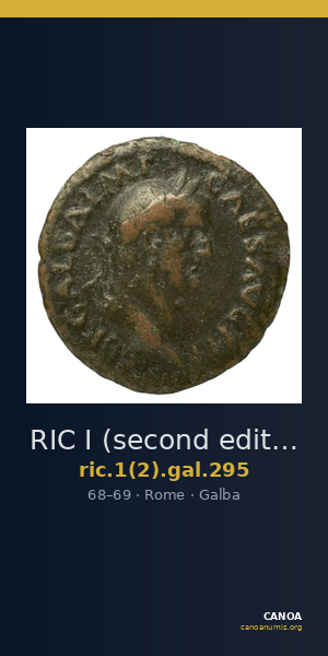 RIC I (second edition) Galba 295 — CANOA
