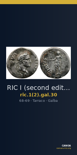RIC I (second edition) Galba 30 — CANOA