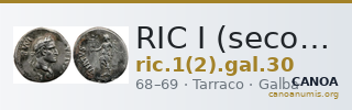 RIC I (second edition) Galba 30 — CANOA