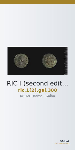 RIC I (second edition) Galba 300 — CANOA