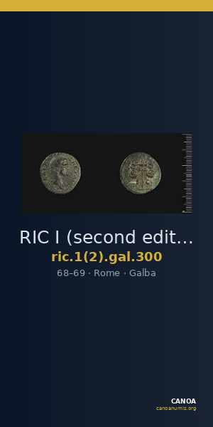 RIC I (second edition) Galba 300 — CANOA