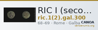 RIC I (second edition) Galba 300 — CANOA