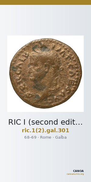 RIC I (second edition) Galba 301 — CANOA