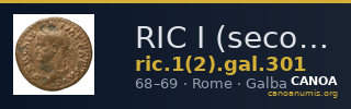 RIC I (second edition) Galba 301 — CANOA