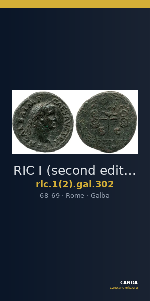 RIC I (second edition) Galba 302 — CANOA