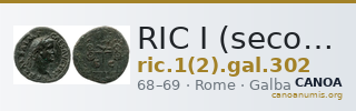 RIC I (second edition) Galba 302 — CANOA