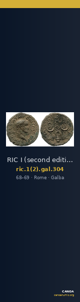 RIC I (second edition) Galba 304 — CANOA