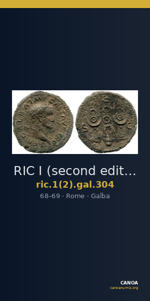RIC I (second edition) Galba 304 — CANOA