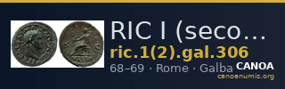 RIC I (second edition) Galba 306 — CANOA
