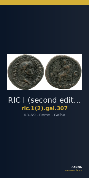 RIC I (second edition) Galba 307 — CANOA