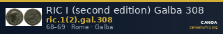 RIC I (second edition) Galba 308 — CANOA