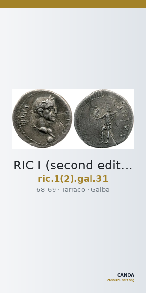 RIC I (second edition) Galba 31 — CANOA