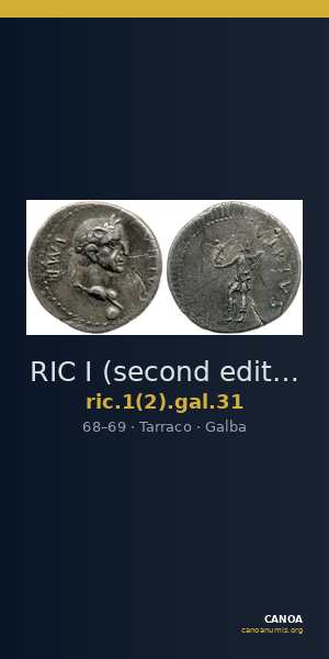 RIC I (second edition) Galba 31 — CANOA