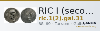 RIC I (second edition) Galba 31 — CANOA