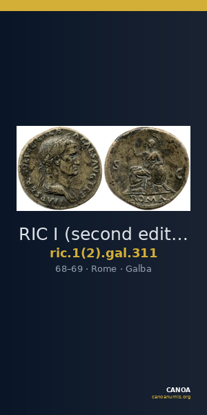 RIC I (second edition) Galba 311 — CANOA
