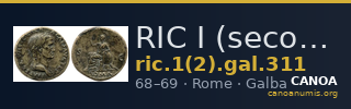 RIC I (second edition) Galba 311 — CANOA