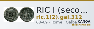 RIC I (second edition) Galba 312 — CANOA