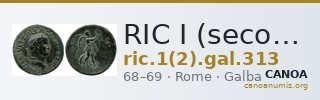 RIC I (second edition) Galba 313 — CANOA