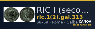 RIC I (second edition) Galba 313 — CANOA