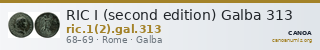 RIC I (second edition) Galba 313 — CANOA