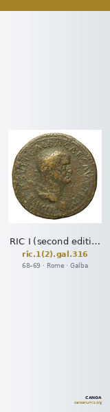 RIC I (second edition) Galba 316 — CANOA