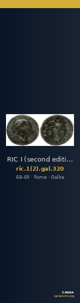 RIC I (second edition) Galba 320 — CANOA