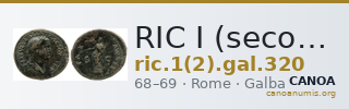 RIC I (second edition) Galba 320 — CANOA