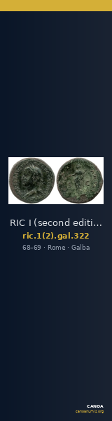 RIC I (second edition) Galba 322 — CANOA