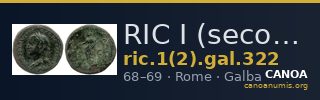 RIC I (second edition) Galba 322 — CANOA